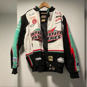 Vintage Interstate Batteries 90s NASCAR Racing Jacket